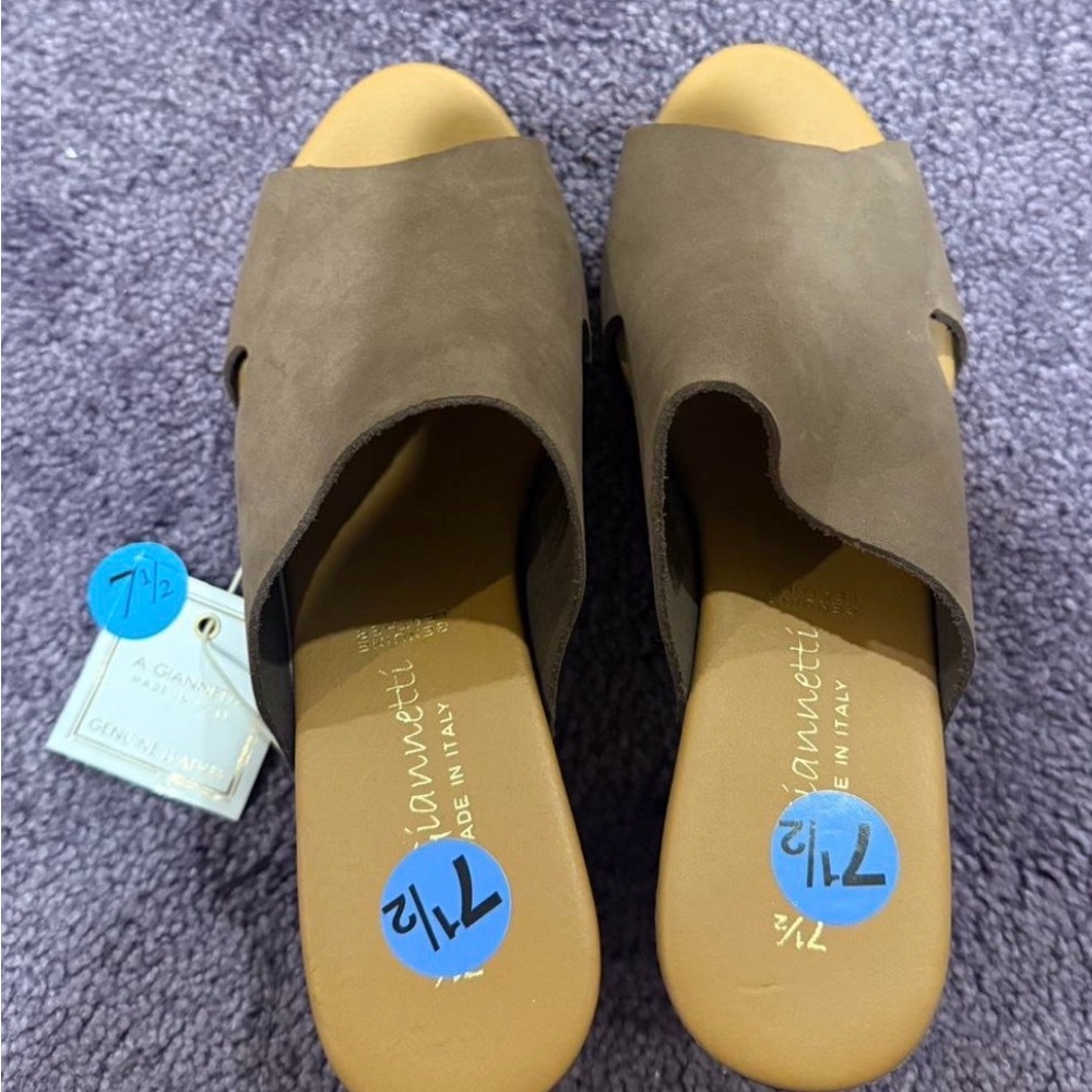 A. Giannetti Tan Mules